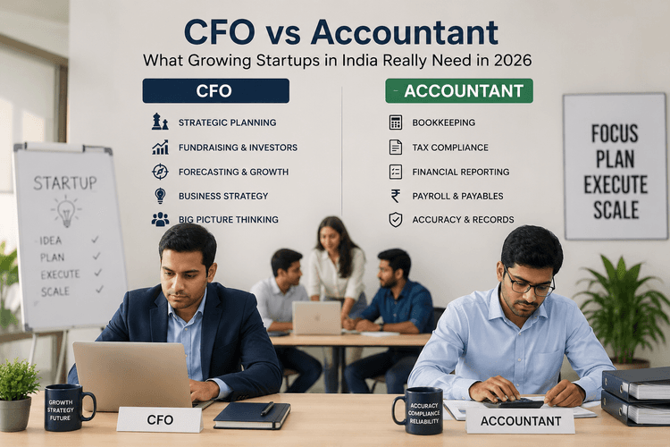 CFO vs Accountant: What Growing Startups in India Really Need in 2026