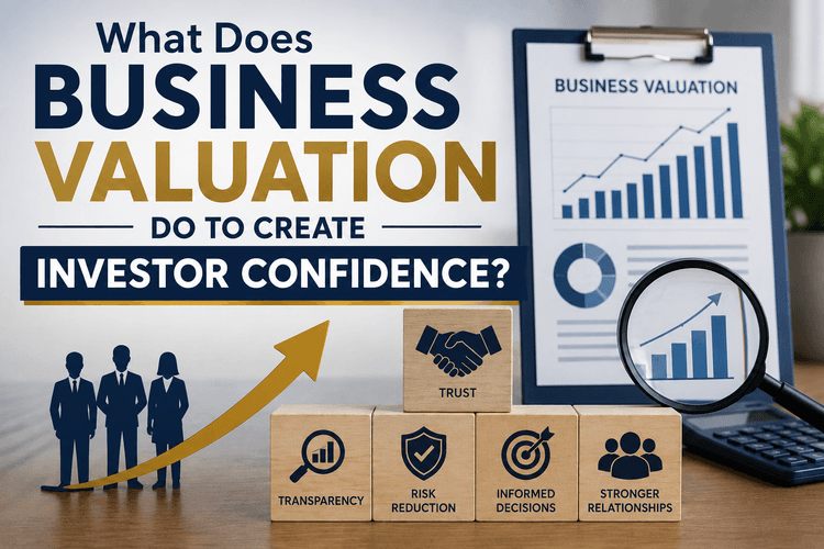 What Does Business Valuation do to create investor confidence?